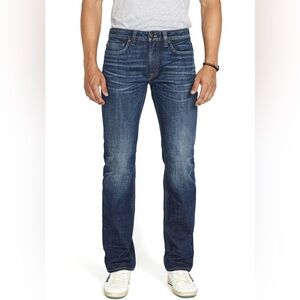 BUFFALO DAVID BITTON Slim Straight Leg Jeans 33x32 Sanded & Distressed